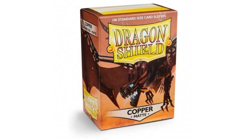 Dragon Shield: 100 Standard Size Card Sleeves: Copper Matte