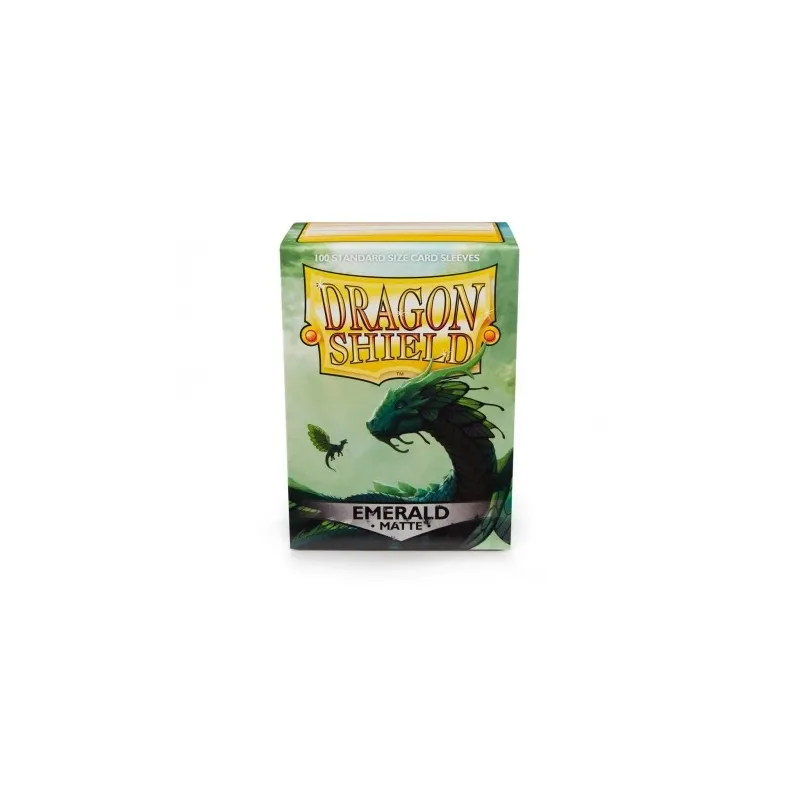 Dragon Shield: 100 Standard Size Card Sleeves: Emerald Matte