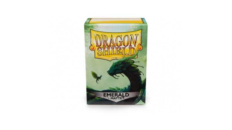 Dragon Shield: 100 Standard Size Card Sleeves: Emerald Matte