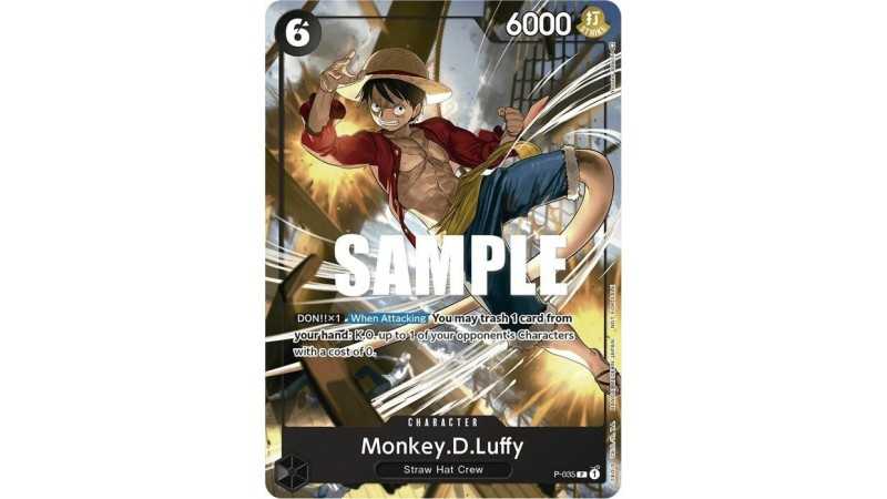 One Piece Card Game: Pirates Party Vol.3: Monkey D. Luffy (P-035)(Ed. Ing)