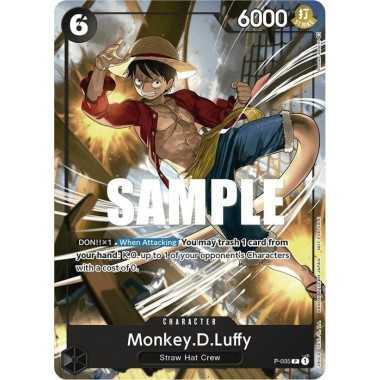 One Piece Card Game: Pirates Party Vol.3: Monkey D. Luffy (P-035)(Ed. Ing)