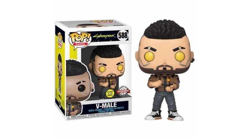 Funko Pop! Cyberpunk 2077: V-Male (588)(Special Edition/Glows in the Dark)