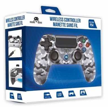 Freaks & Geeks Wireless Controller Camo Grey per PS4