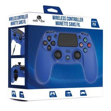 Freaks & Geeks Wireless Controller Basic Blue per PS4