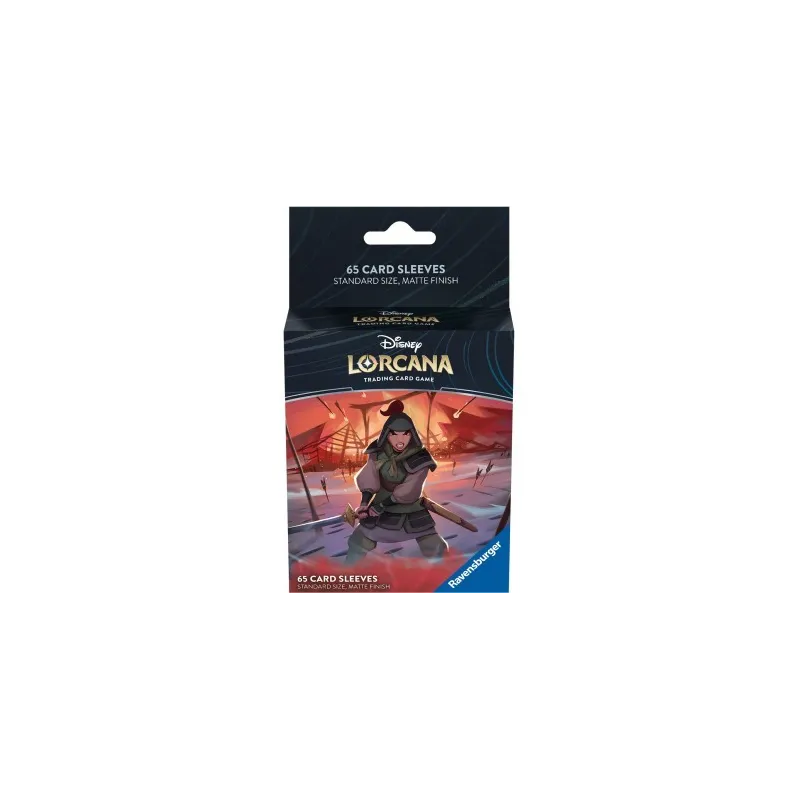 Disney Lorcana: Standard Size Sleeves Matte "Mulan" (65 Sleeves)