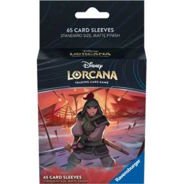 Disney Lorcana: Standard Size Sleeves Matte "Mulan" (65 Sleeves)