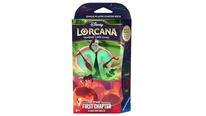 Disney Lorcana: "The First Chapter" Starter Deck (Ed. Ing)(Smeraldo/Rubino)