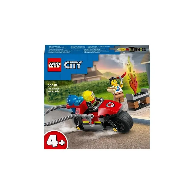 Lego City 60410: Fire Rescue Motorcycle (4+)