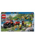 Lego City 60412: 4x4 Fire Engine with Rescue Boat (5+)