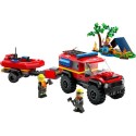 Lego City 60412: 4x4 Fire Engine with Rescue Boat (5+)