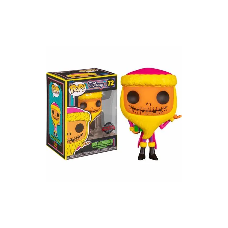 Funko Pop! Disney: Santa Jack Skellington (BlackLight)(72)(Special Edition)