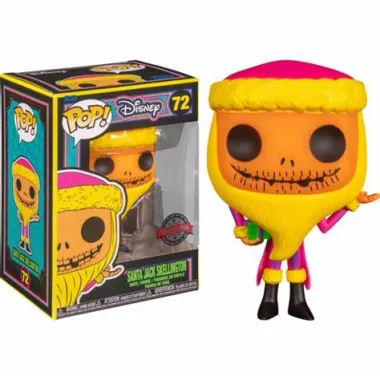 Funko Pop! Disney: Santa Jack Skellington (BlackLight)(72)(Special Edition)