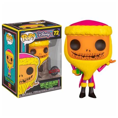 Funko Pop! Disney: Santa Jack Skellington (BlackLight)(72)(Special Edition)