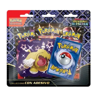 Pokémon Scarlatto e Violetto: "Destino di Paldea" Collezione con Adesivo (Ed. Ita)