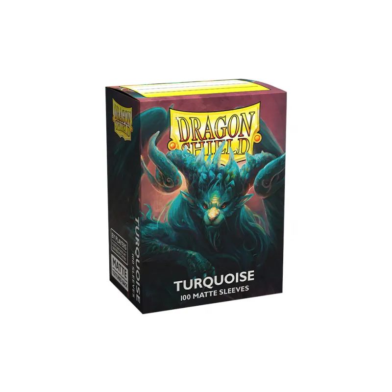 Dragon Shield Standard Turquoise Matte Sleeves (100 Sleeves)