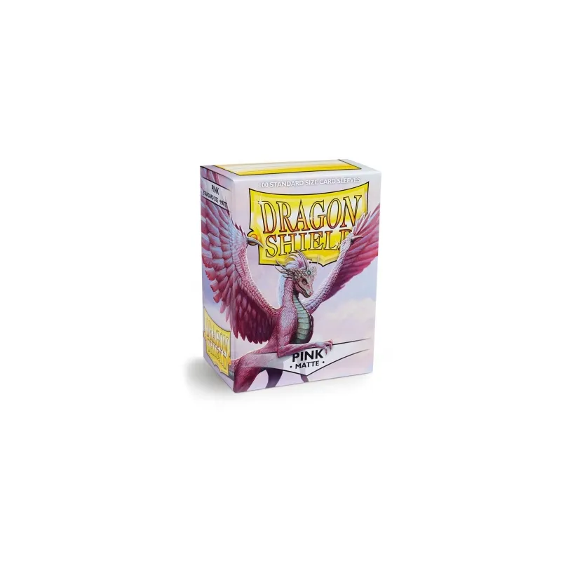 Dragon Shield Standard Pink Matte Sleeves (100 Sleeves)