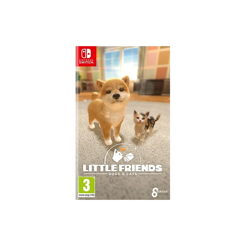 Cover Frontale Little Friends: Dogs & Cats Nintendo Switch