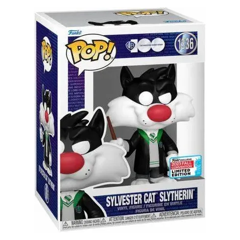 Funko Pop! WB100: Sylvester Cat Slytherin (1336)(2023 Fall Convention)