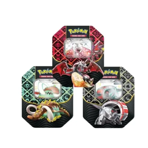 Pokémon Scarlatto e Violetto: "Destino di Paldea" Special Tin (Solcoferreo-EX/Grandizanne-EX)(Ed. Ita)