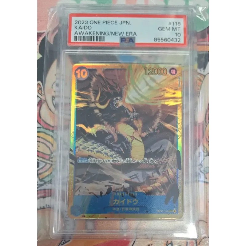 2023 One Piece JPN.: OP05-118 Kaido (Awakening of the New Era) PSA GEM MT10