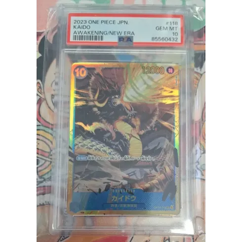 2023 One Piece JPN.: OP05-118 Kaido (Awakening of the New Era) PSA GEM MT10