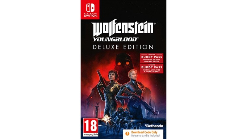 Cover Frontale Wolfenstein: Youngblood Deluxe Edition Nintendo Switch