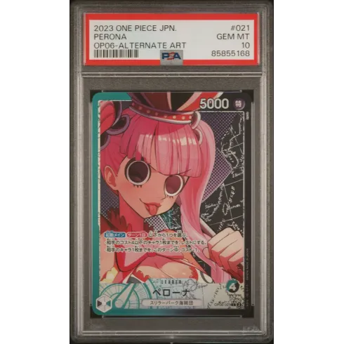 2023 One Piece JPN.: OP06-021 Perona (OP06-Alternate Art) PSA GEM MT10