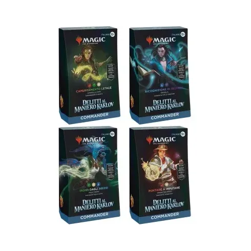 Magic the Gathering: "Delitti al Maniero Karlov" Mazzi Commander (Ed. Ita)