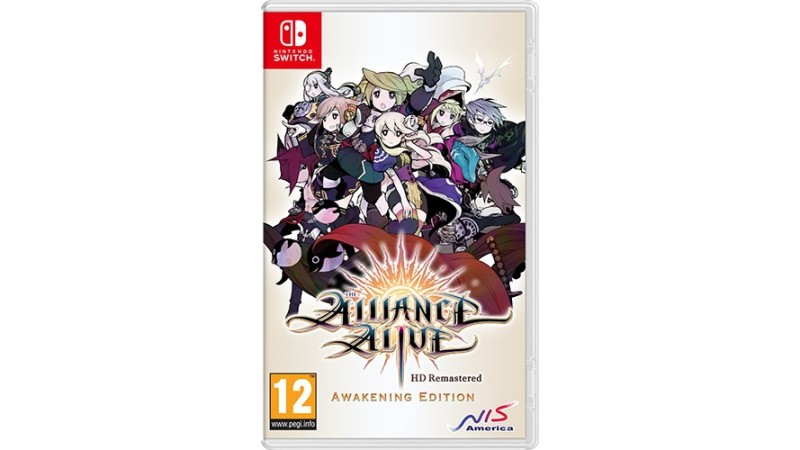 Cover Frontale The Alliance Alive Remast.Awakening Ed. Nintendo Switch