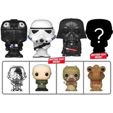 Funko Bitty Pop! Star Wars 4Pack: Darth Vader/Stormtrooper/ Tie Fighter Pilot