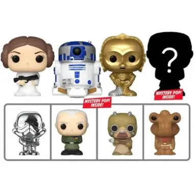 Funko Bitty Pop! Star Wars 4Pack: Princess Leia/R2-D2/C-3PO