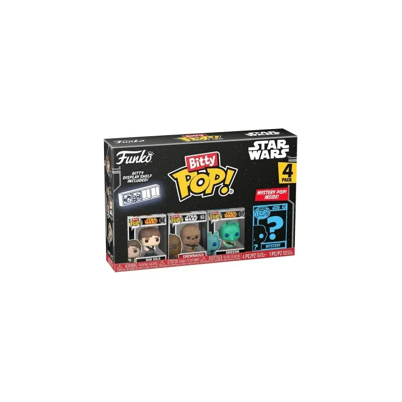 Funko Bitty Pop! Star Wars 4Pack: Han Solo/Chewbacca/Greedo