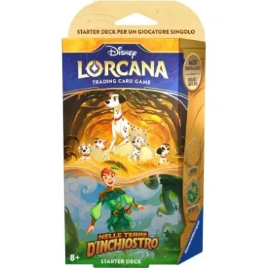 Disney Lorcana: "Nelle Terre d'Inchiostro" Starter Deck Ambra/Smeraldo (Ed. Ita)