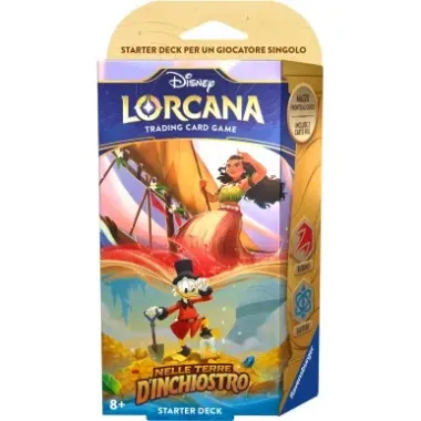 Disney Lorcana: "Nelle Terre d'Inchiostro" Starter Deck Rubino/Zaffiro (Ed. Ita)