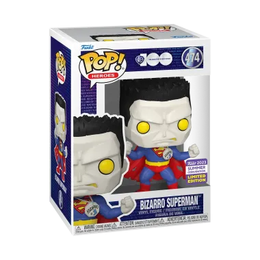 Funko Pop! WB100: Bizarro Superman (474)(2023 Summer Convention)