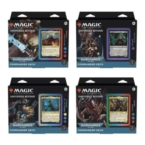 Magic the Gathering Mondi Altrove: Warhammer 40.000 Mazzi Commander (Ed. Ita)