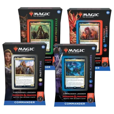 Magic the Gathering Leggende di Commander: "Battaglia per Baldur's Gate" Mazzi Commander (Ed. Ita)