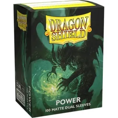 Dragon Shield Power Matte Dual Sleeves (100 Sleeves)