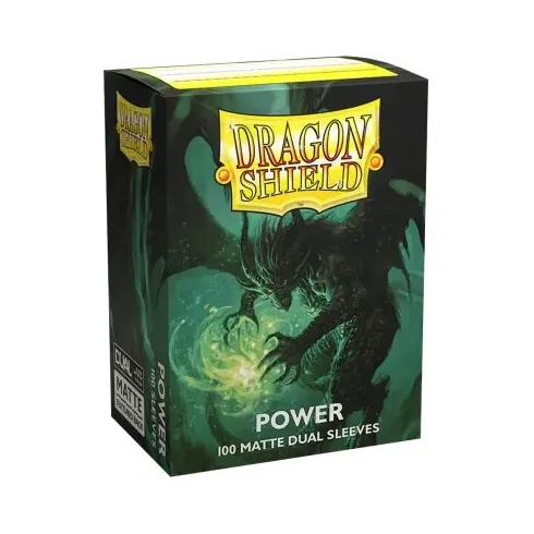 Dragon Shield Power Matte Dual Sleeves (100 Sleeves)