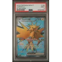 2023 Pokémon MEW IT: 192 Zapdos-EX (Ultra Rare) PSA MINT 9