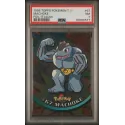 1999 Topps Pokémon T.V.: 67 Machoke (Foil-Italian) PSA NM 7