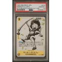 2023 One Piece JPN.: ST13-014 Monkey D. Luffy (ST13- Black & White Alt.Art) PSA GEM MT10