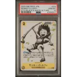 2023 One Piece JPN.: ST13-014 Monkey D. Luffy (ST13- Black & White Alt.Art) PSA GEM MT10