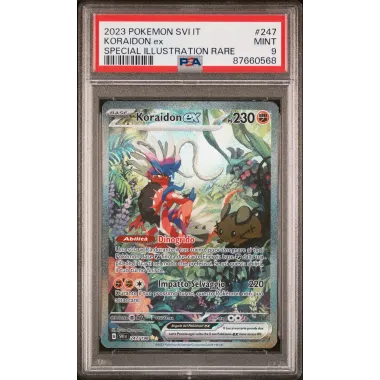 2023 Pokémon SVI IT: 247 Koraidon-EX (Special Illustration Rare) PSA MINT 9