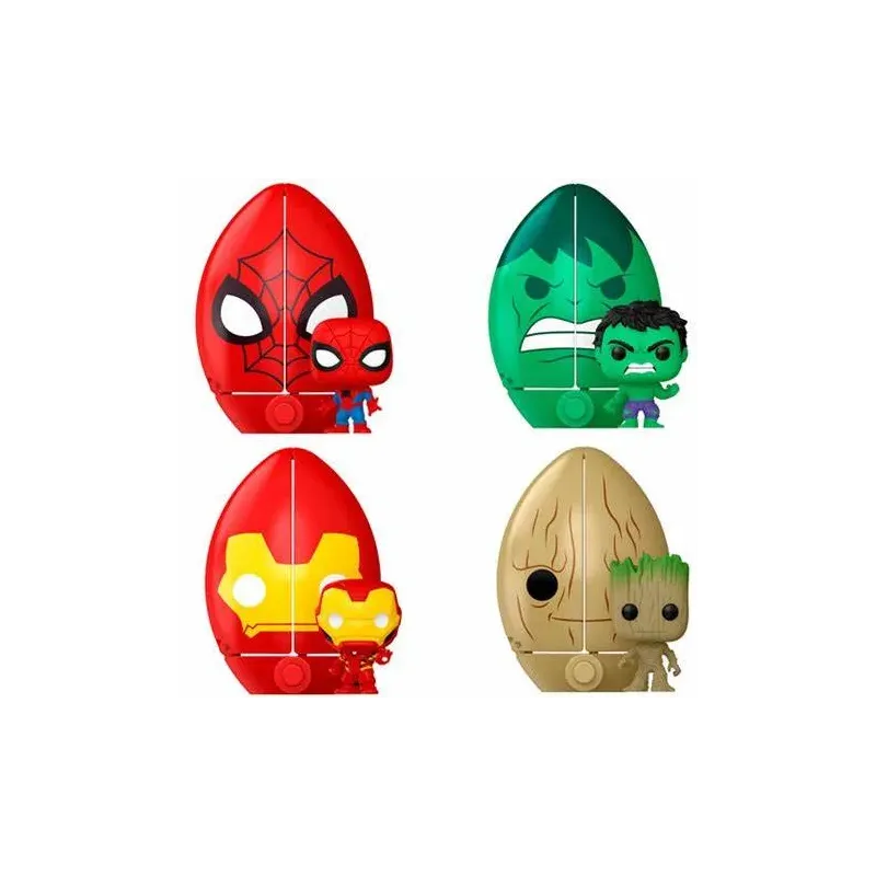 Funko Pocket Pop! Easter Egg Marvel Edition (Iron Man/ Spider Man/ Groot/ Hulk)