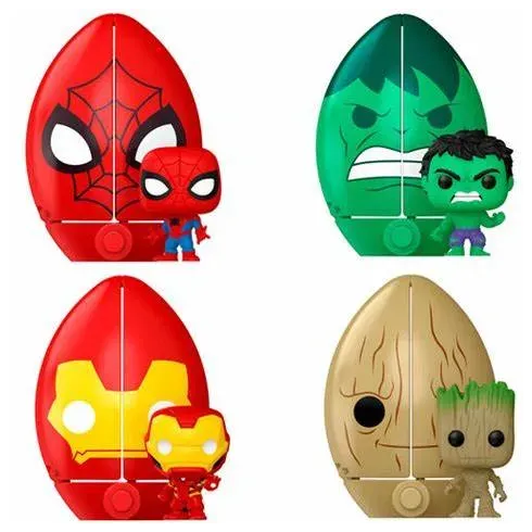 Funko Pocket Pop! Easter Egg Marvel Edition (Iron Man/ Spider Man/ Groot/ Hulk)