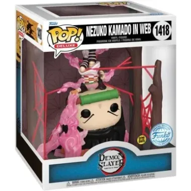 Funko Pop! Demon Slayer: Nezuko Kamado in Web (1418)(Special Edition/Glows in the Dark)