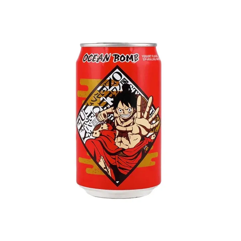 Ocean Bomb One Piece Luffy – bevanda analcolica frizzante gusto Yogurt – 330ML