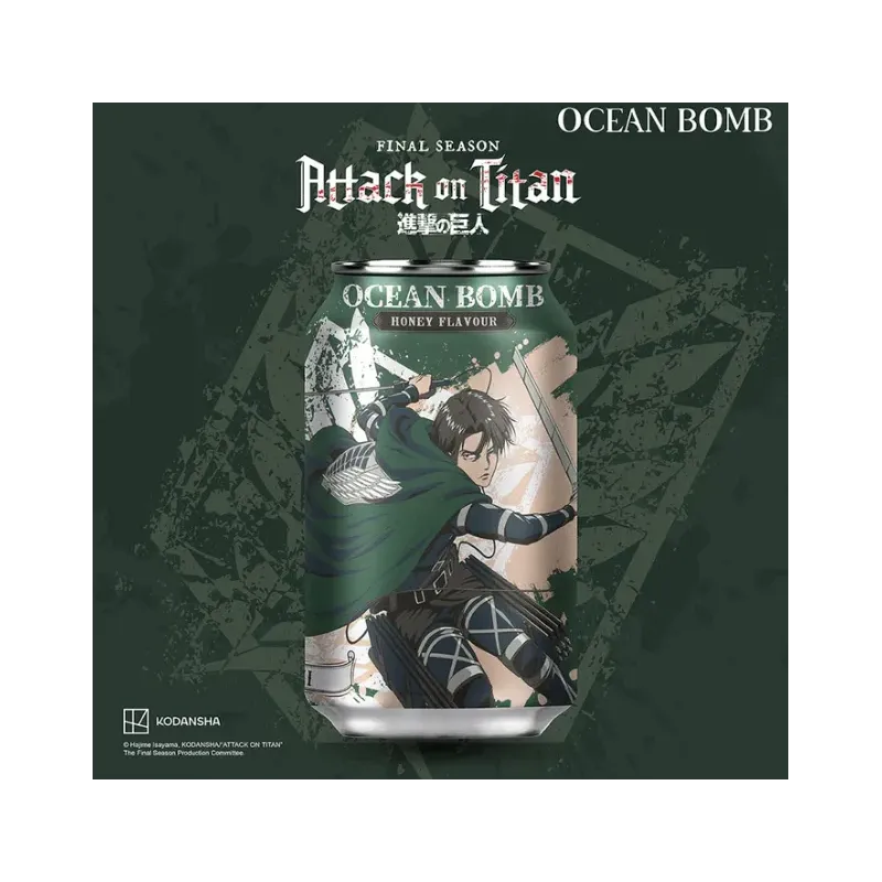 Ocean Bomb Attack On Titan Levi Gusto Miele - 330ml