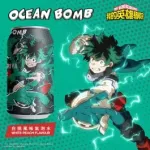 Ocean Bomb My Hero Academia Midoriya bevanda analcolica frizzante gusto Pesca – 330ML